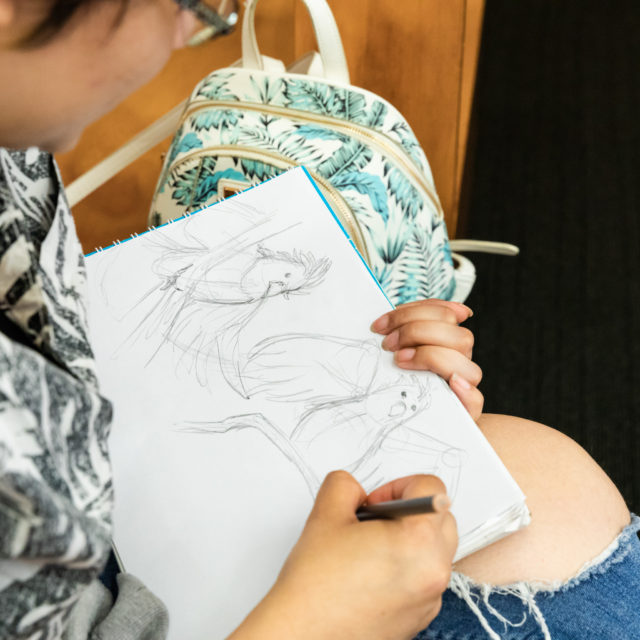 Audio-descriptions for blind and hearing-impaired visitors